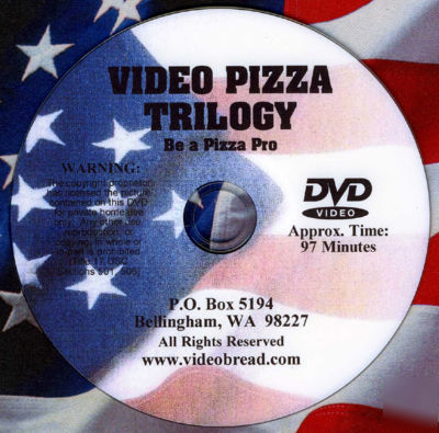 Pizza dvd's recipe italian cooking pan bread baking t