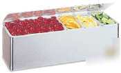 San jamar gourmet garnish trays 5 sec. |B6185L