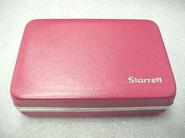 Starrett 709ACZ series dial indicator set msrp $ 260.00
