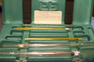 Test set / precision bore flowrator tubes / very nice