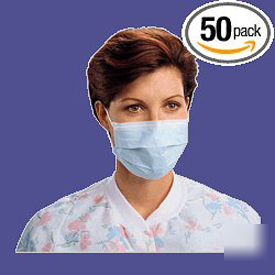 50 dental medical surgical ear loop face mask masks