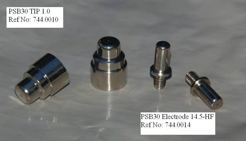 Binzel PSB30 plasma cutter consumables 744.0010 20PCS 