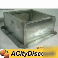 Flat roof curb for breidert make up air fan