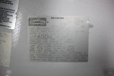 Hubbell industrial lightfixture 400WATT SWD400H-8AP-wh 