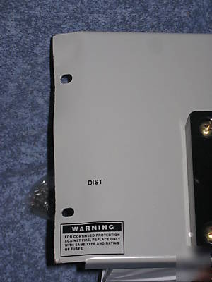 New tpl 121 telecom fused disconnect X2 mounted :brand :