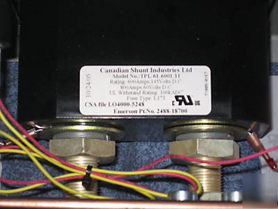 New tpl 121 telecom fused disconnect X2 mounted :brand :