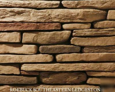 Stone veneer manufactured stone southeastern ledgestone