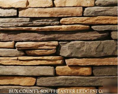 Stone veneer manufactured stone southeastern ledgestone