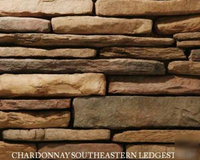 Stone veneer manufactured stone southeastern ledgestone