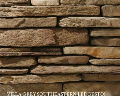 Stone veneer manufactured stone southeastern ledgestone