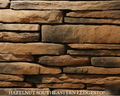Stone veneer manufactured stone southeastern ledgestone
