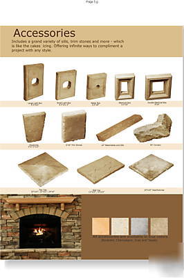 Stone veneer manufactured stone southeastern ledgestone
