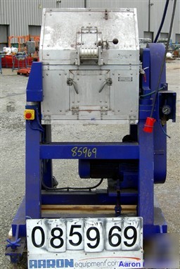 Used: c f scheer pelletizer, model SGS100. approximate