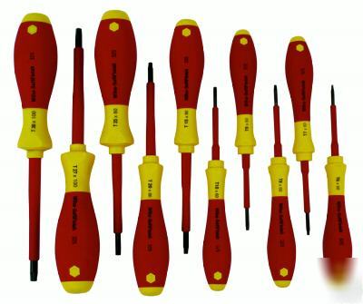 Wiha 10 piece fully insulated torx driver set 32592