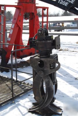 2001 prentice 120E log loader with pump, tank, etc