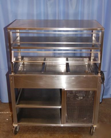 Bayonne refrigerated salad/dessert bar, 44 1/2