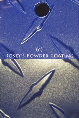 Chameleon blue / yellow 90% gloss 1 lb powder coating 