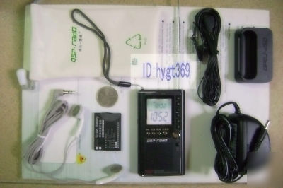 Dsp portable radio kchibo D95L fm.mw.sw/shortwave +gift