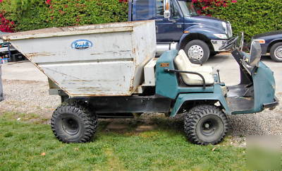 Industrial hydraulic hi dump cart gas 16HP