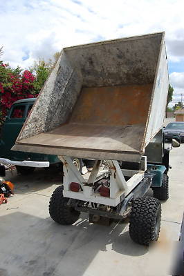 Industrial hydraulic hi dump cart gas 16HP
