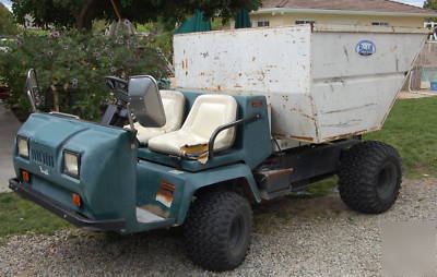 Industrial hydraulic hi dump cart gas 16HP