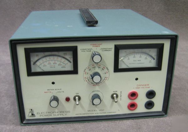 Isco 492 electrophoresis power supply 300/1000V 150MA