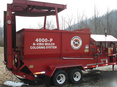 Morbark 4000-p n-viro mulch coloring system