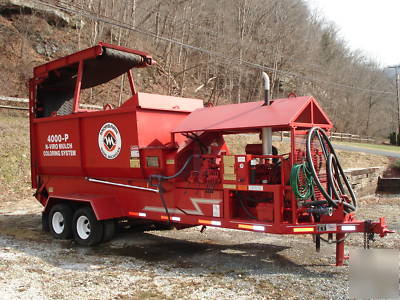Morbark 4000-p n-viro mulch coloring system