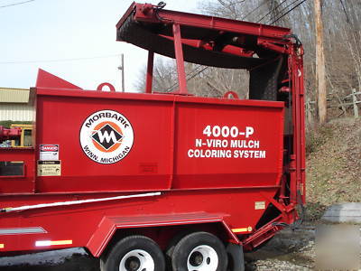 Morbark 4000-p n-viro mulch coloring system