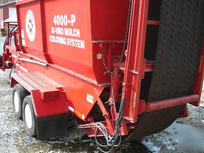 Morbark 4000-p n-viro mulch coloring system