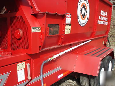 Morbark 4000-p n-viro mulch coloring system