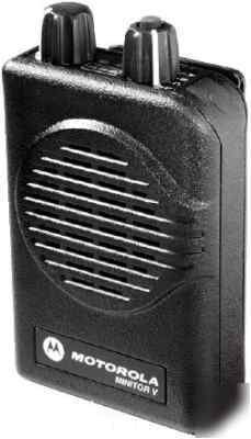 Motorola minitor v (5) pager 2 ch w/ stored voice (vhf)