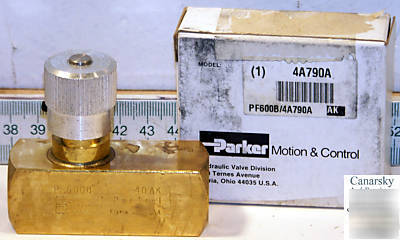 New 1 parker PF600B air flow control valve 