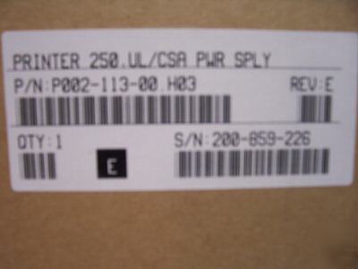 New in box verifone p 250 credit card printer 250 p-250