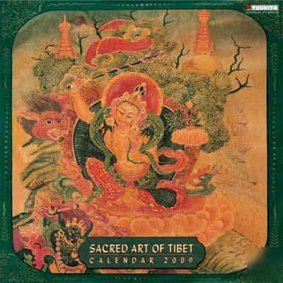 Sacred art of tibet - 2009 wall calendar