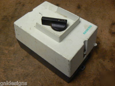 Siemens 3VU1300-0MK00 motor starter protection switch 