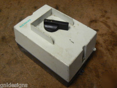 Siemens 3VU1300-0MK00 motor starter protection switch 