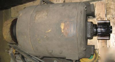 Used niles dc crane motor 25 hp 240 220 vdc