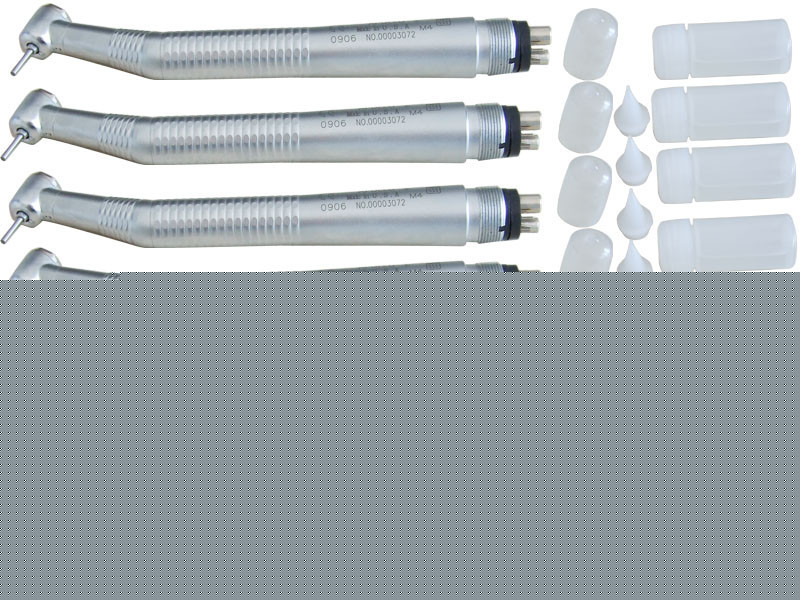5 dental high speed push button handpiece/4 hole