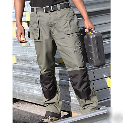 Dickies olive grn eisenhower trousers W42