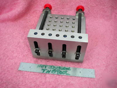 Grind cube clamps machinist/toolmaker, hardened 1/4X20 