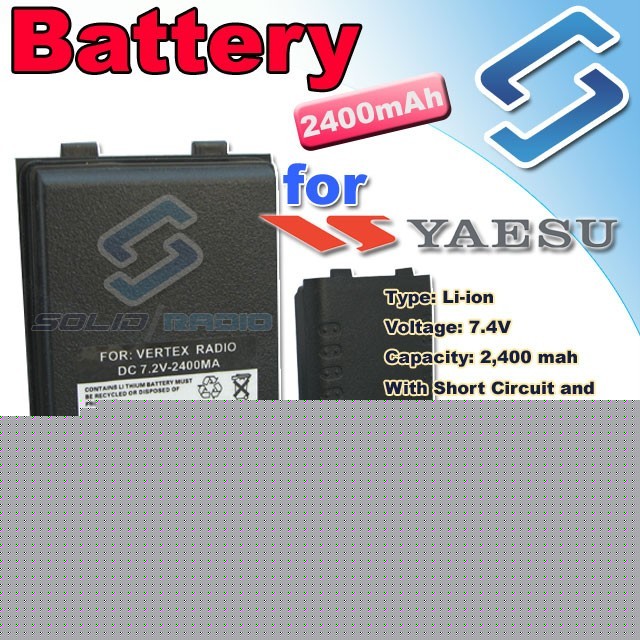 2.4A li-ion battery for vx-180 vx-150 vx-160 vx-210