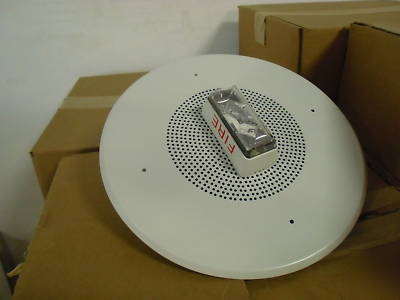 Est fire alarm system lot smoke detectors,strobe lights