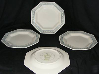 Independence ironstone china 1776 dinner plate QTY4 