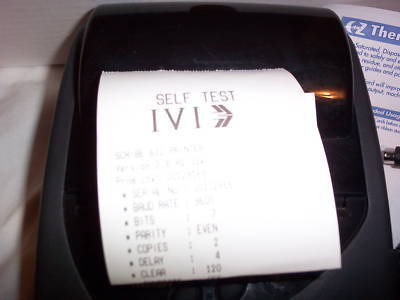 Ivi en-scribe 612 thermal printer w/pc DB9 data cable