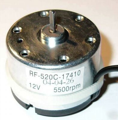 Mabuchi rf-520C - efficient motor - 12V dc 