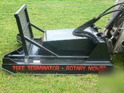 New 6' rotary mower for skid steer bobcat cat case 