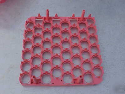 New chick master incubator 48 egg plastic tray lot of 6 