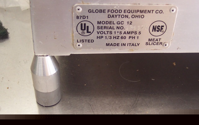  globe chefmate gc-9,gc-10,GC12 set of extension feet 