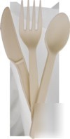 Eco bio biodegradable compostable 6.5'' spoons CASE1000